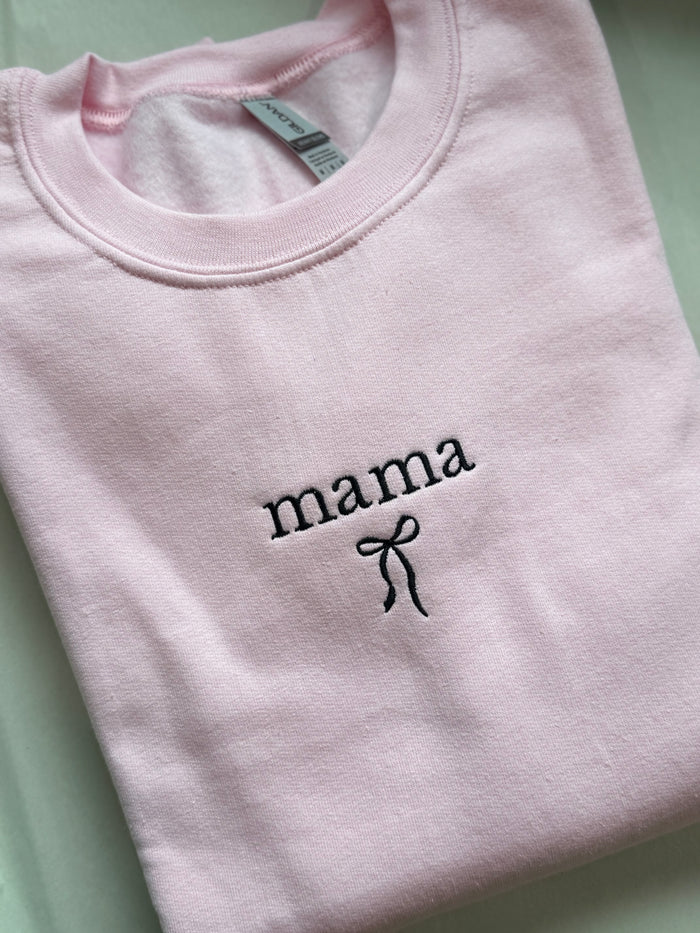 Mama Embroidered Crewneck