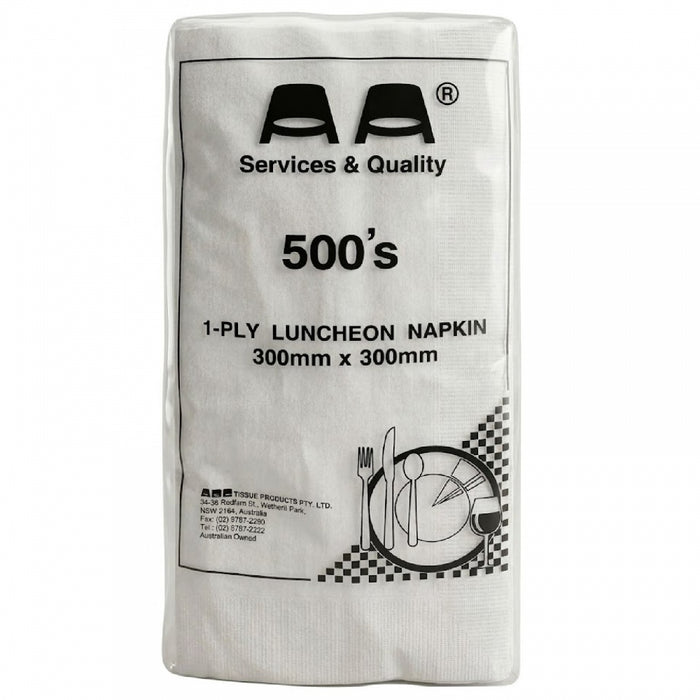 ABC Premium 1 Ply Luncheon Serviettes