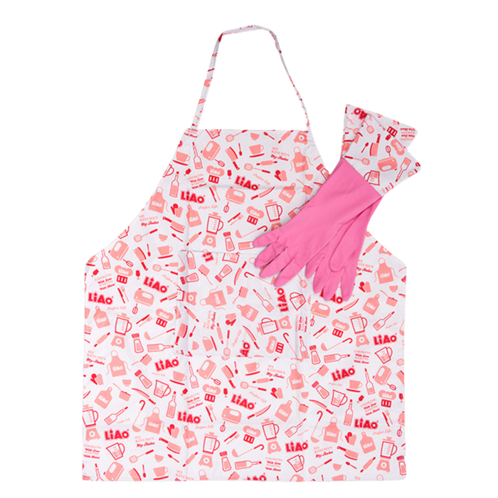 Apron & Gloves Set (Medium Gloves)