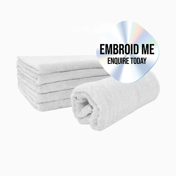 Barneys Facial Towels NEW - White - 10 Pack