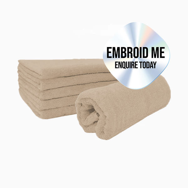 Barneys Platinum Collection Commerical Bath Towels - Mocha - 6 Pieces