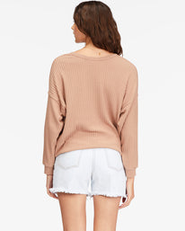 Billabong Ladies So Easy Long Sleeve Knit Top