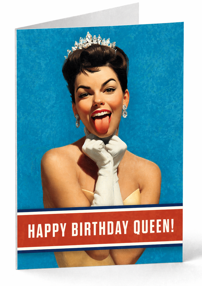 Birthday Queen Greeting Card