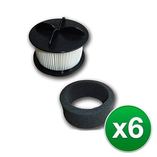 Bissell 9/10/12 HEPA Vacuum Filter Pleated Micro Inner Filter and Outer Foam Filter Generic Part F955, 955