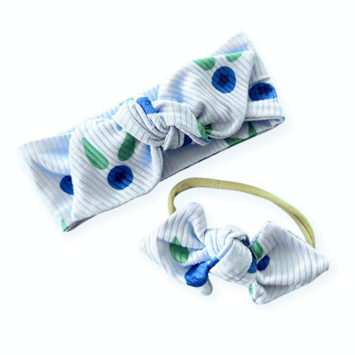 Blueberry Breeze Ribbed Headbands