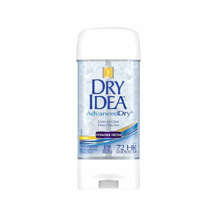 Dry Idea Advanced Dry -Antiperspirant Deodorant Gel, Powder Fresh 3 oz - 12 Pack