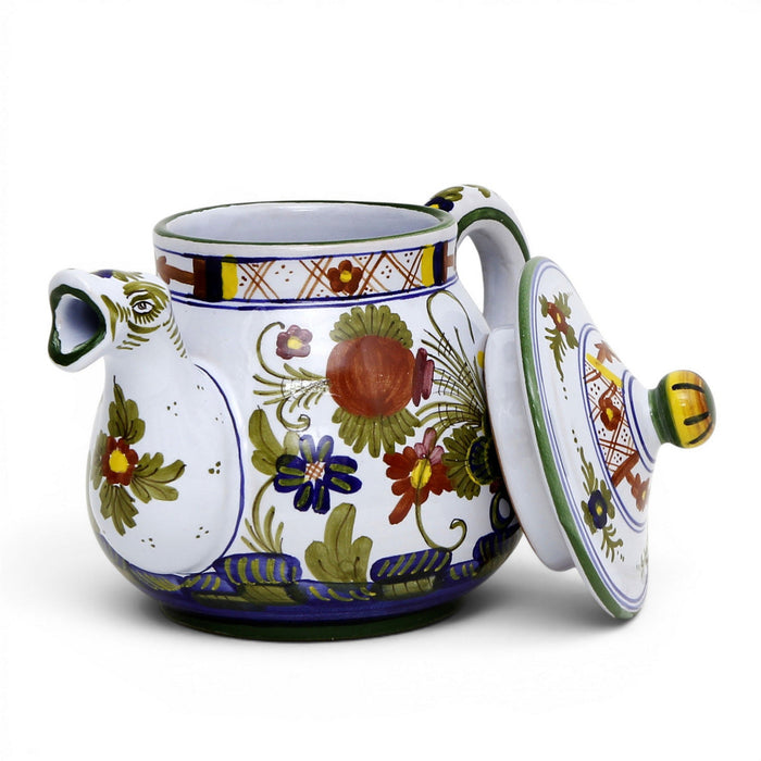 FAENZA-CARNATION: Tea Pot (5 Cups - 40 Fl Oz - 1.15 Liter)