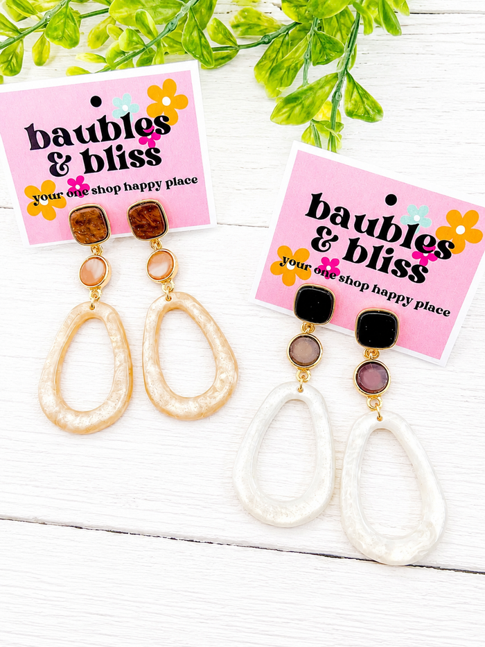 Golden Sands Statement Earrings