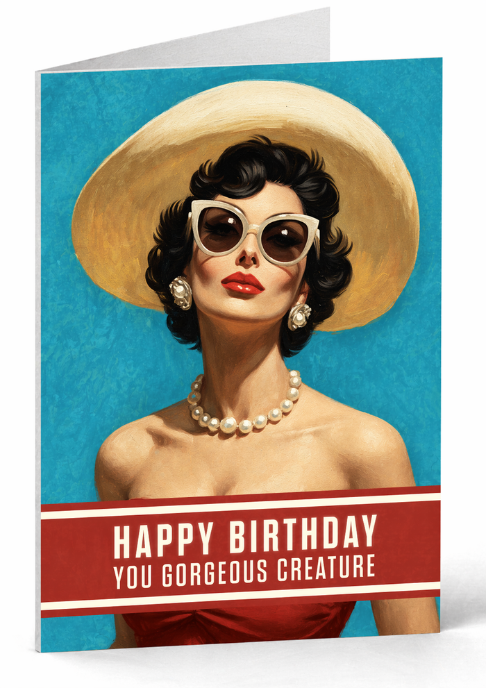 Gorgeous Creature Greeting Card