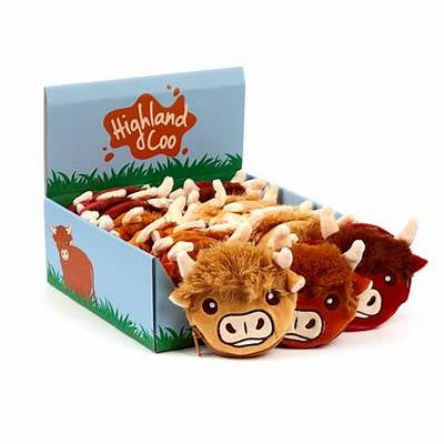 Highland Cow Mini Change Purse
