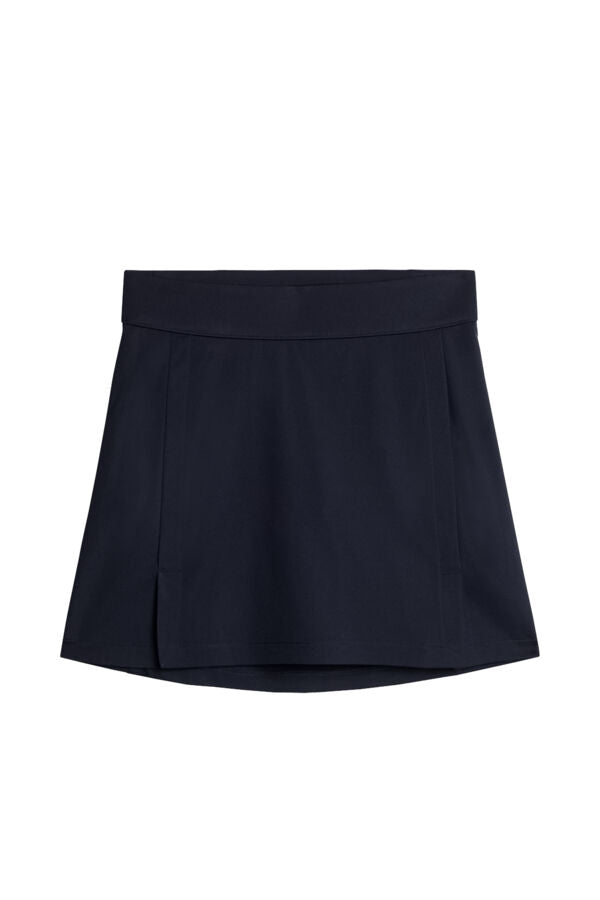J.LINDEBERG AMELIE MID GOLF SKIRT JL NAVY