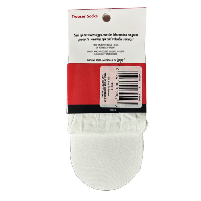 L'eggs - Trouser Socks White - 72 Pack