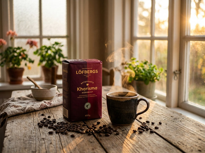 Löfbergs Kharisma Ground Coffee 2 × 450g (2 × 15.87 oz) – Authentic Swedish Dark Roast 100% Arabica Coffee