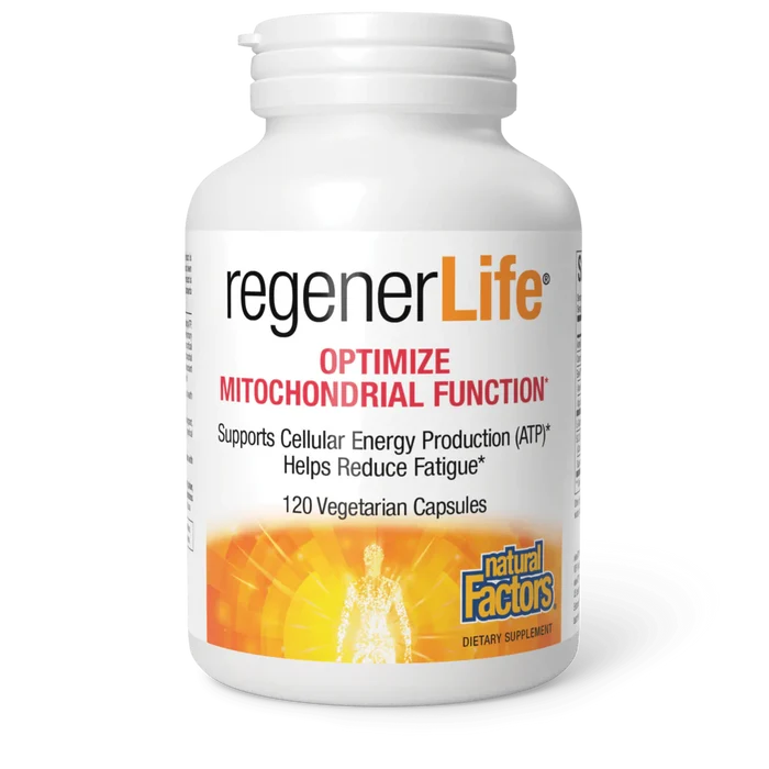 Natural Factors: RegenerLife Mitochondrial Energy Powder & Capsules