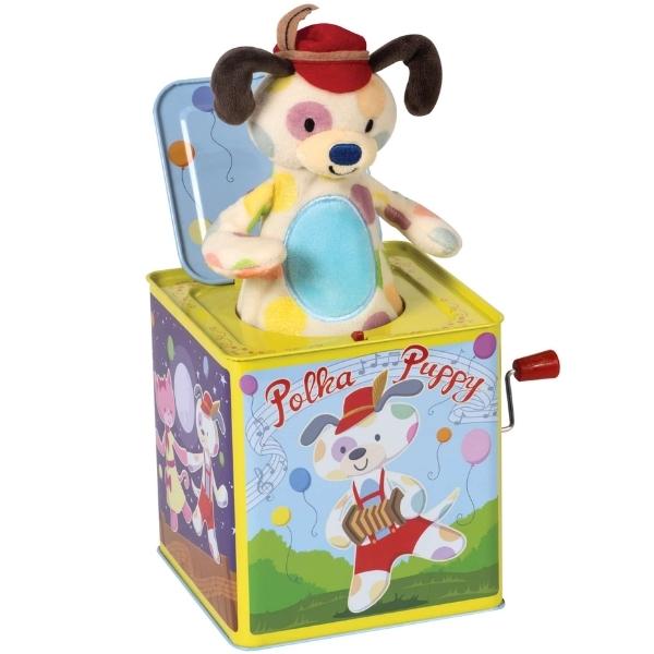 Polka Puppy Jack In The Box