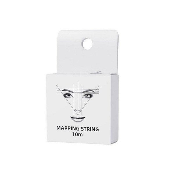 Pre-Inked Brow Mapping Thread - White - 20M