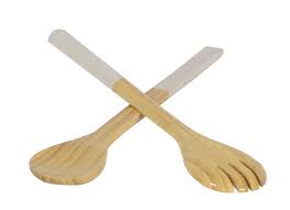 Small Bamboo Salad Server