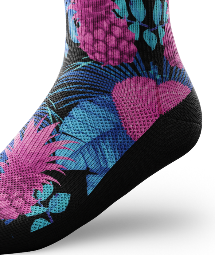 Tropic Like It's Hot Athletic Quarter Socks