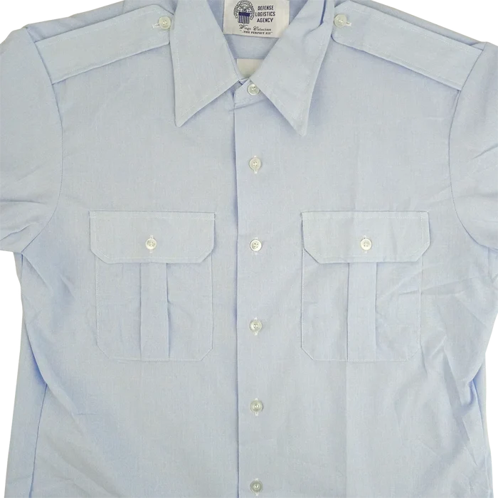 US Air Force Blue Short Sleeve Service Dress Shirt - US Air Force Surplus - Dress Shirts