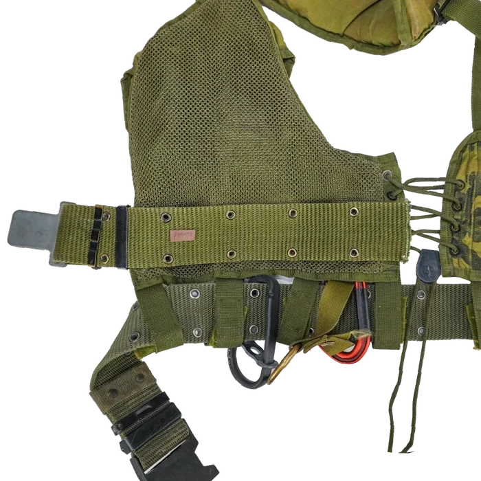 USGI 1st Gen Woodland Load Bearing Vest w/ Belt - Medium - Film Production Used - Combat Vests & Rigs