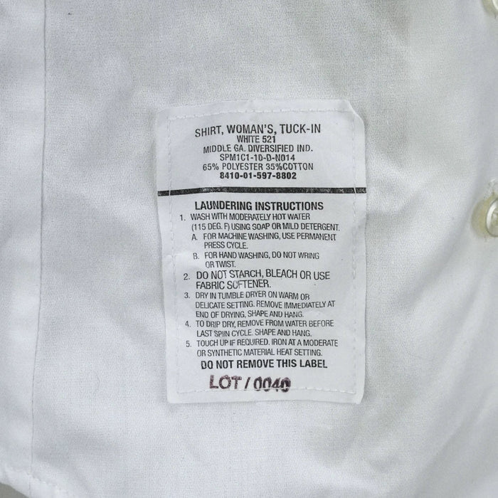 USGI Women's White Service Dress Shirt - US Army Surplus - Dress Shirts