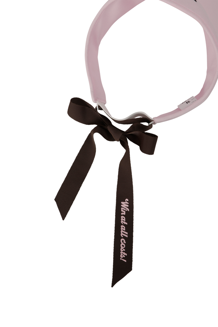 Women's Ribbon Visor Light Pink