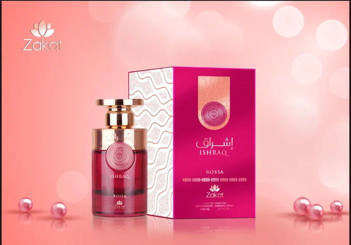 Zakat Ishraq Rossa Captivating Citrus Berry Alcohol-Based Eau De Parfum, 2.7 fl oz