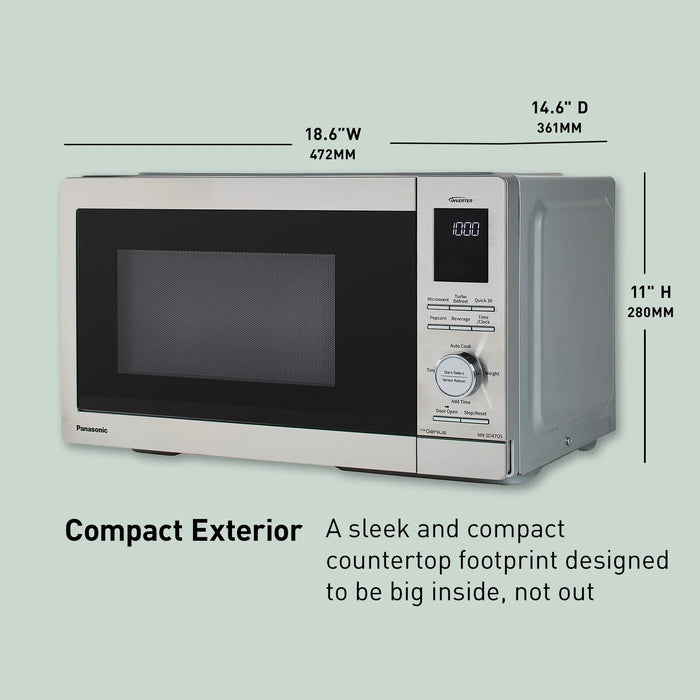 0.9 cu.ft. Countertop Microwave Oven, 1000W - NN-SD47QS