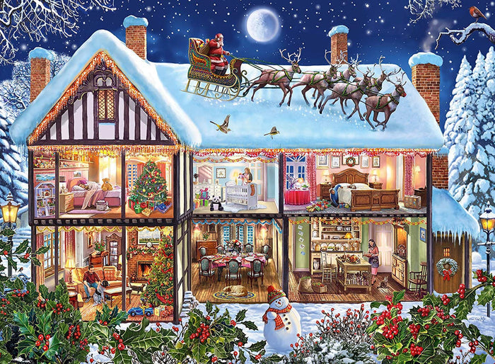 100 pc Christmas at Home Puzzle