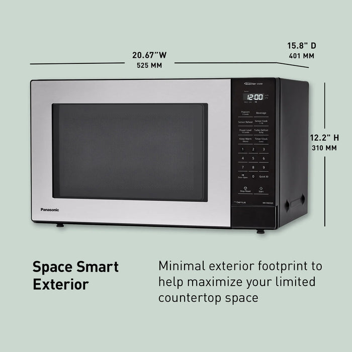 1.2 Cu. Ft. Countertop Inverter Microwave Oven 1250W - NN-SN65QSD