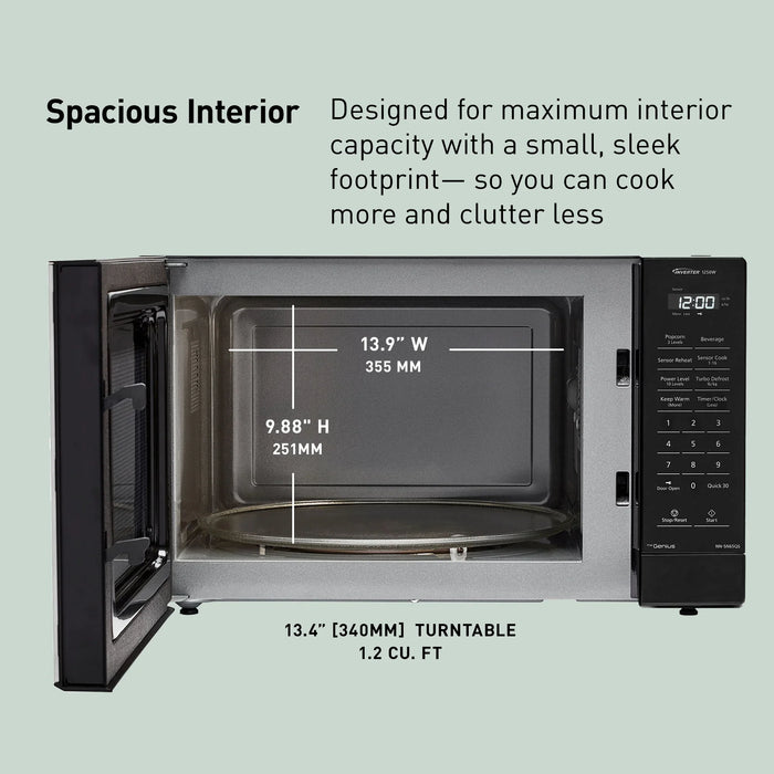 1.2 Cu. Ft. Countertop Inverter Microwave Oven 1250W - NN-SN65QSD