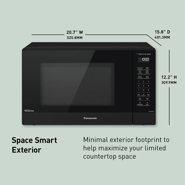 1.2 cu.ft. Countertop Inverter Microwave Oven, 1200W - NN-SN65K