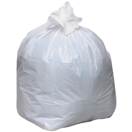 20" x 22" High Density White Gabage Bag Rolls