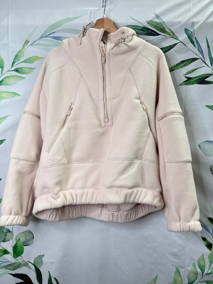 Free People Oversized Wild & Free Fleece Half Zip