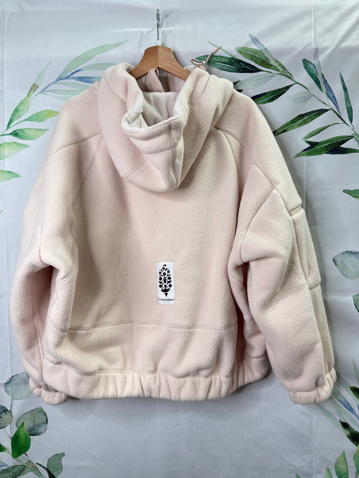 Free People Oversized Wild & Free Fleece Half Zip