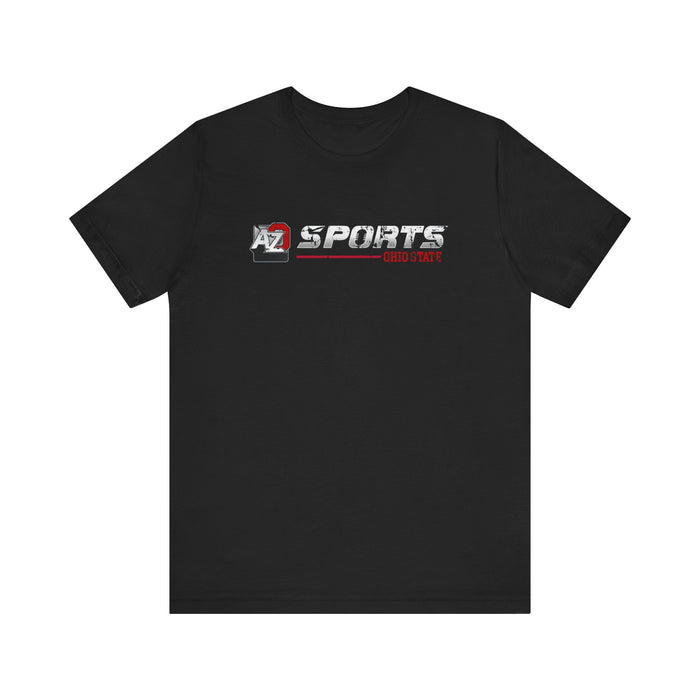 A to Z Sports Ohio State Distressed Horizontal T-Shirt