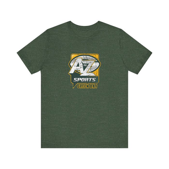 A to Z Sports Packers Distressed T-Shirt