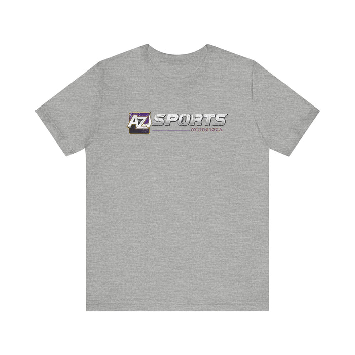 A to Z Sports Vikings Distressed Horizontal T-Shirt