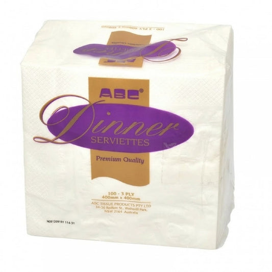 ABC Premium 3 Ply Dinner Serviette