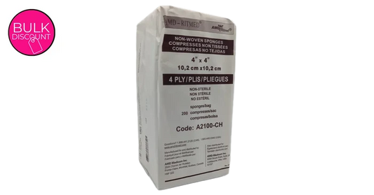 All-Purpose Disposable Wipes (4"x4") 200/pk (non-woven)