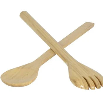 Bamboo Large Salad Server Set