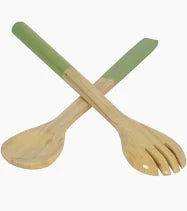 Bamboo Large Salad Server Set
