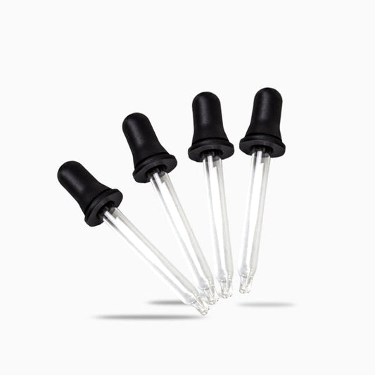 Barneys Clear Glass Dropper - Pack of 4