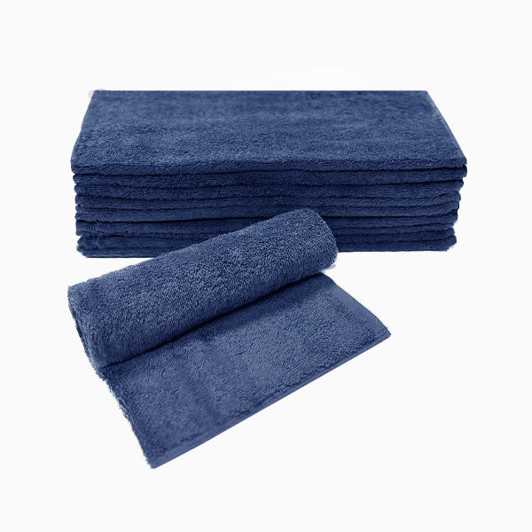 Barneys Platinum Collection Facial Towels - Commercial Quality - Navy