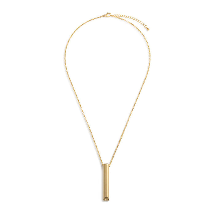 BeCalm Gold Breathing Necklace - 20in