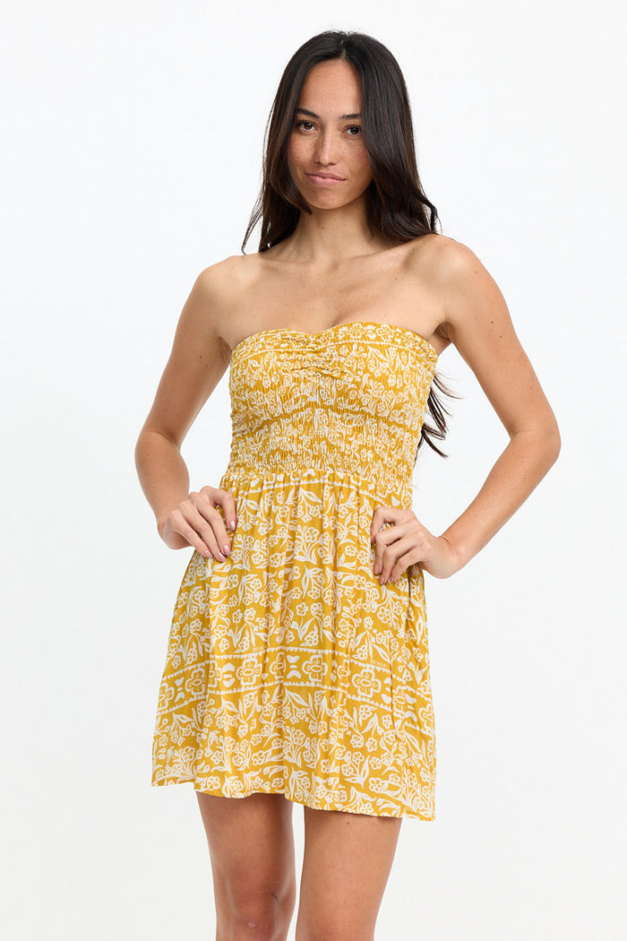 BENOA Caitie Dress (Spring, Goldie, Cowrie Basket)