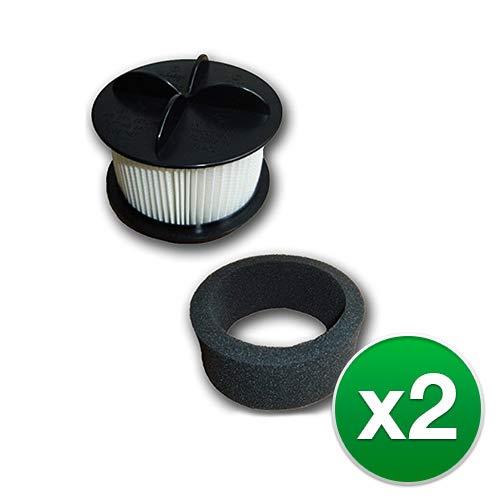 Bissell 9/10/12 HEPA Vacuum Filter Pleated Micro Inner Filter and Outer Foam Filter Generic Part F955, 955