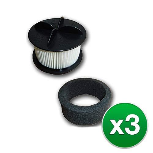 Bissell 9/10/12 HEPA Vacuum Filter Pleated Micro Inner Filter and Outer Foam Filter Generic Part F955, 955