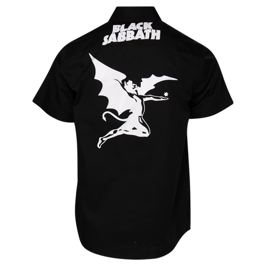 Black Sabbath WorkForce Short Sleeve Work Shirt - Black