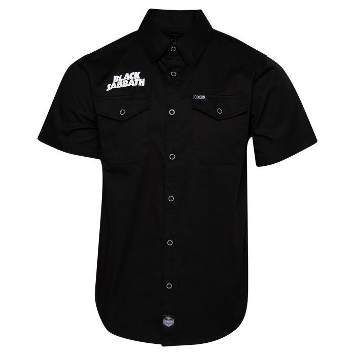 Black Sabbath WorkForce Short Sleeve Work Shirt - Black